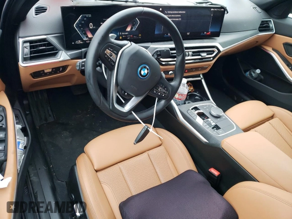 2023 BMW 3 Series 330e with VIN 3MW39FF07P8C85368, listed as a Copart auction lot 45738215 with 16,514 mi miles and Salvage Title. Bid and sale history available at carsss.com. Image 8.