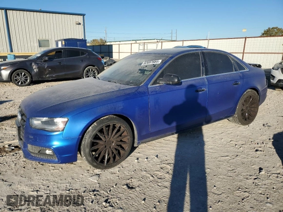 2014 Audi A4 Premium Plus with VIN WAUEFAFL0EN022213, listed as a Copart auction lot 82697664 with 137,963 mi miles and Salvage Title. Bid and sale history available at carsss.com. Image 1.