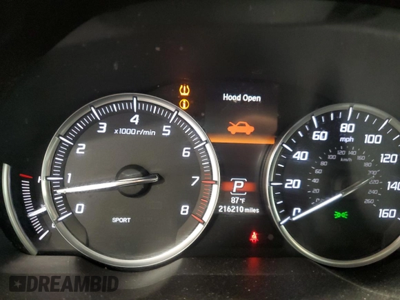 2015 Acura TLX Technology with VIN 19UUB2F53FA003781, listed as a Copart auction lot 64275735 with 216,210 mi miles and Clean title. Bid and sale history available at DreamBid. Image 9.