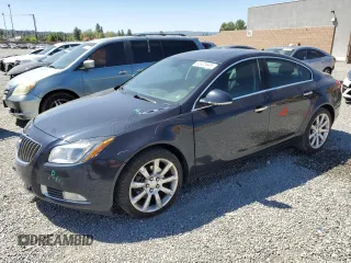 2013 Buick Regal Turbo Premium 3 with VIN 2G4GU5GV8D9247887, listed as a Copart auction lot 52423945 with 180,042 mi miles and Salvage title. Bid and sale history available at DreamBid. Image 1.