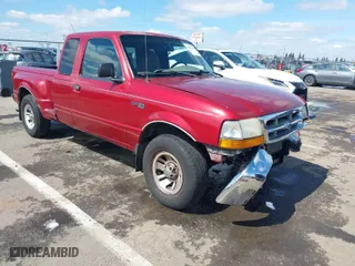 1999 Ford Ranger XL with VIN 1FTYR14V4XPA19852, listed as a IAAI auction lot 41837498 with 159,521 mi miles. Bid and sale history available at carsss.com. Image 1.