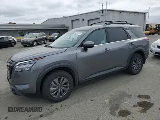 2024 Nissan Pathfinder SV with VIN 5N1DR3BA0RC293520, listed as a Copart auction lot 54355705 with 1,449 mi miles and Salvage title. Bid and sale history available at DreamBid. Image 1.