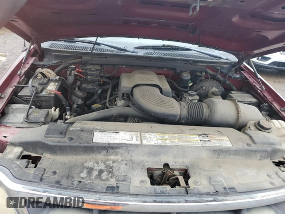 1998 Ford F-150 with VIN 1FTZX1761WNB66851, listed as a Copart auction lot 55464455 with 92,036 mi miles and Clean title. Bid and sale history available at DreamBid. Image 11.