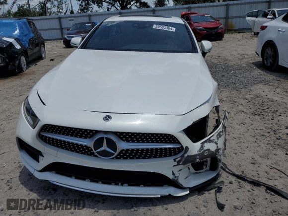 2019 Mercedes-Benz CLS with VIN WDD2J5JB9KA042138, listed as a Copart auction lot 59583364 with 49,072 mi miles and Salvage Title. Bid and sale history available at carsss.com. Image 5.