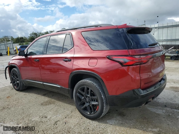 2022 Chevrolet Traverse Premier with VIN 1GNEVKKW4NJ127170, listed as a Copart auction lot 72755974 with 52,949 mi miles and Salvage Title. Bid and sale history available at carsss.com. Image 2.