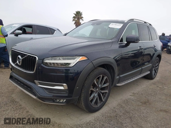 2016 Volvo XC90 T6 Momentum with VIN YV4A22PK8G1022234, listed as a IAAI auction lot 41705411 with 123,072 mi miles. Bid and sale history available at carsss.com. Image 17.
