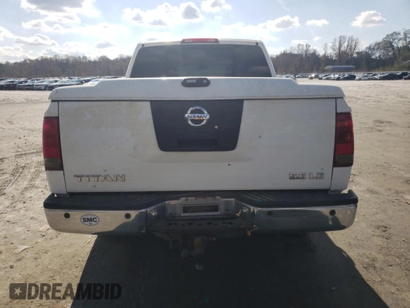 2005 Nissan Titan SE with VIN 1N6BA07B45N557451, listed as a Copart auction lot 80077824 with Not Provided miles and Salvage Title. Bid and sale history available at DreamBid. Image 6.