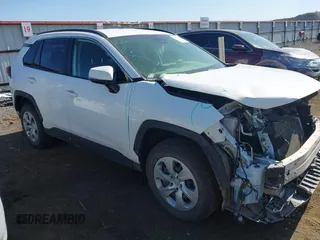 2019 Toyota RAV4 LE with VIN JTMG1RFV7KD037853, listed as a IAAI auction lot 42453802 with 124,348 mi miles and . Bid and sale history available at DreamBid. Image 1.