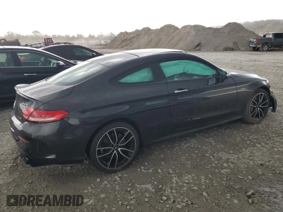 2021 Mercedes-Benz C 43 AMG with VIN W1KWJ6EB9MG089364, listed as a Copart auction lot 52339195 with Not provided miles and Salvage title. Bid and sale history available at DreamBid. Image 3.