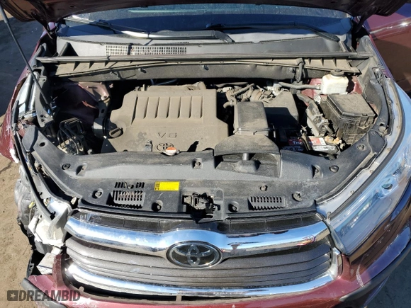 2015 Toyota Highlander Limited with VIN 5TDDKRFH7FS213482, listed as a Copart auction lot 46471565 with 94,116 mi miles and Salvage Title. Bid and sale history available at carsss.com. Image 12.