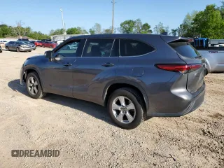 2021 Toyota Highlander L with VIN 5TDCZRAH7MS534966, listed as a Copart auction lot 51899805 with 154,645 mi miles and Salvage title. Bid and sale history available at DreamBid. Image 2.