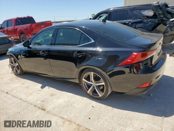 2018 Lexus IS with VIN JTHBA1D23J5063829, listed as a Copart auction lot 52351695 with 101,071 mi miles and Salvage Title. Bid and sale history available at carsss.com. Image 2.