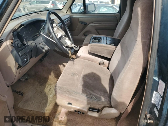 1995 Ford F-150 with VIN 1FTEX15N5SKA70760, listed as a Copart auction lot 43727735 with 295,723 mi miles and Salvage Title. Bid and sale history available at carsss.com. Image 7.