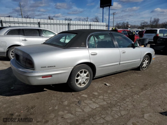 2000 Buick Park Avenue with VIN 1G4CW52K3Y4155035, listed as a Copart auction lot 42228555 with 152826 miles and Salvage Title. Bid and sale history available at carsss.com. Image 3.