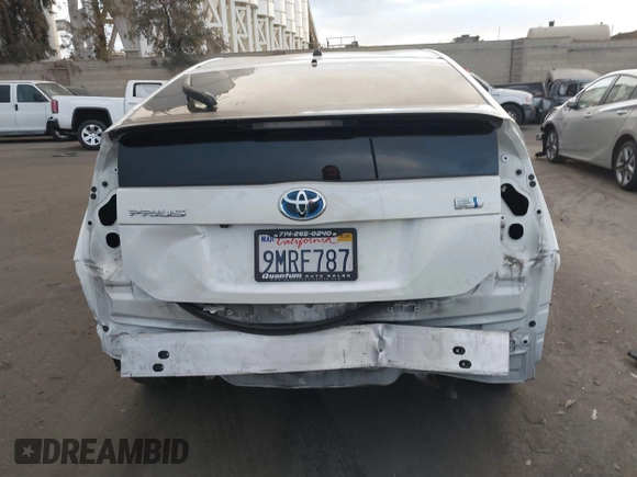 2015 Toyota Prius Four with VIN JTDKN3DU1F1924846, listed as a IAAI auction lot 41228717 with 132,542 mi miles and . Bid and sale history available at DreamBid. Image 17.