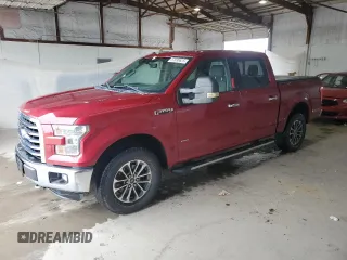 2016 Ford F-150 XLT with VIN 1FTEW1EG2GKF93746, listed as a Copart auction lot 57030625 with 124,989 mi miles and Salvage title. Bid and sale history available at DreamBid. Image 1.