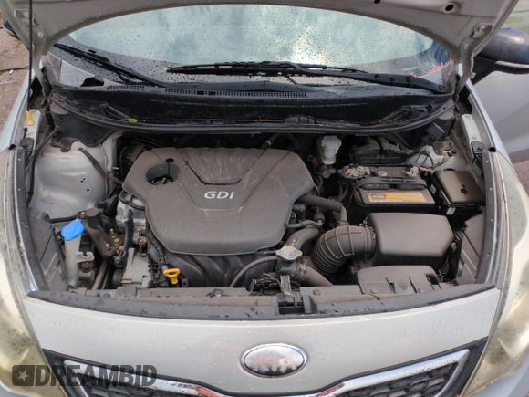 2013 Kia Rio EX with VIN KNADN4A38D6165846, listed as a Copart auction lot 61472955 with 180,536 mi miles and Salvage title. Bid and sale history available at DreamBid. Image 11.