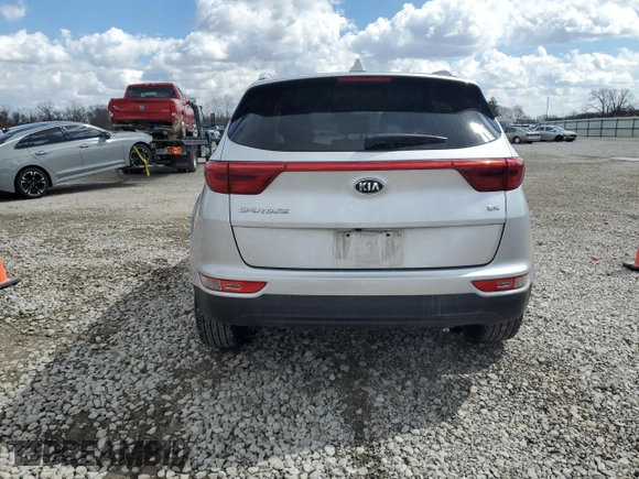 2017 Kia Sportage EX with VIN KNDPN3AC7H7168540, listed as a Copart auction lot 50452175 with 82,307 mi miles and Salvage Title. Bid and sale history available at carsss.com. Image 6.
