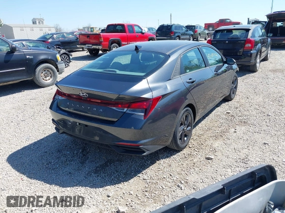 2023 Hyundai Elantra SEL with VIN 5NPLM4AG0PH104487, listed as a IAAI auction lot 42045952 with 39,575 mi miles and . Bid and sale history available at DreamBid. Image 4.