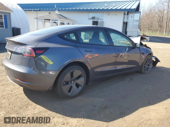 2023 Tesla Model 3 с VIN 5YJ3E1EA9PF569611, выставлен на аукционе Copart как лот 53148505 с пробегом 60 379 миль миль и Списание • Salvage title. История ставок и продаж доступна на DreamBid. Изображение 3.