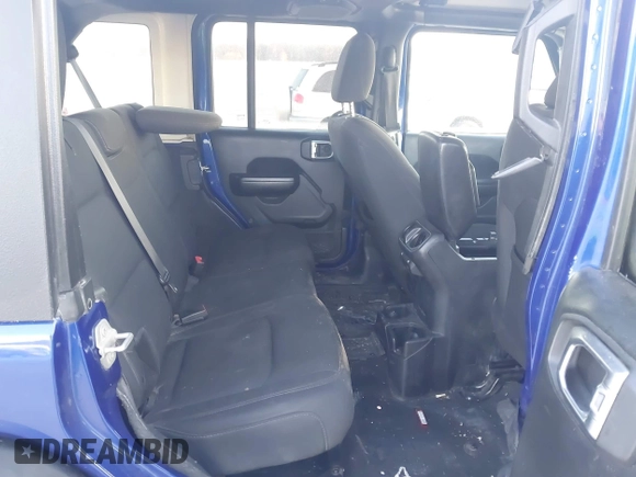 2018 Jeep Wrangler Unlimited Sport with VIN 1C4HJXDN2JW282882, listed as a IAAI auction lot 41744064 with 111,183 mi miles and . Bid and sale history available at DreamBid. Image 8.