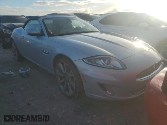 2014 Jaguar XK with VIN SAJWA4GB1ELB53454, listed as a Copart auction lot 76628204 with 0 mi miles and Non Repairable. Bid and sale history available at carsss.com. Image 4.