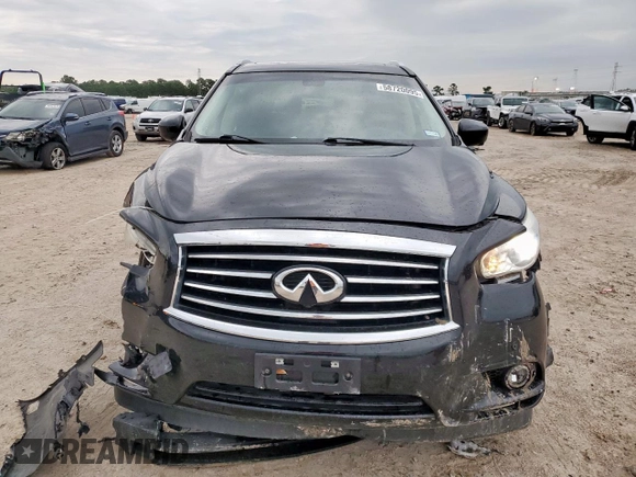2014 Infiniti QX60 with VIN 5N1AL0MN4EC553141, listed as a Copart auction lot 58720095 with 90,311 mi miles and Salvage title. Bid and sale history available at DreamBid. Image 5.