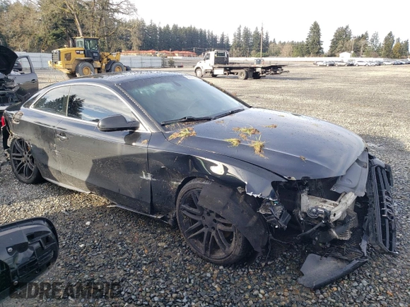 2016 Audi A5 Premium Plus with VIN WAUM2AFR4GA001550, listed as a Copart auction lot 86895444 with 100,012 mi miles and Salvage Title. Bid and sale history available at carsss.com. Image 4.