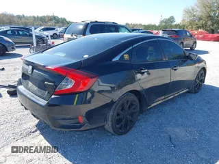 2019 Honda Civic Sedan Sport with VIN 2HGFC2F80KH519978, listed as a IAAI auction lot 41759437 with 118,138 mi miles. Bid and sale history available at carsss.com. Image 4.