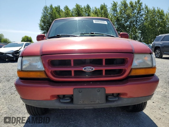 1998 Ford Ranger XL with VIN 1FTZR15U4WPB10502, listed as a Copart auction lot 60064895 with 122,711 mi miles and Clean title. Bid and sale history available at DreamBid. Image 5.
