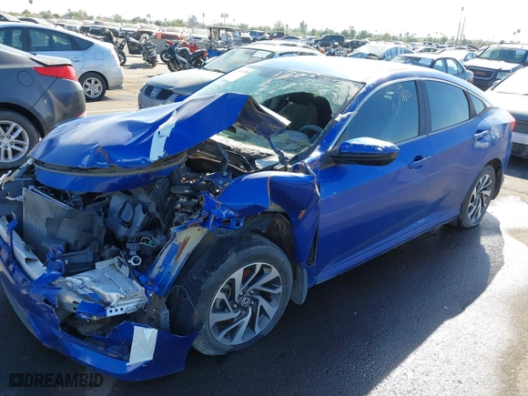 2018 Honda Civic Sedan EX with VIN 2HGFC2F76JH552764, listed as a IAAI auction lot 40946970 with 14 mi miles. Bid and sale history available at carsss.com. Image 18.