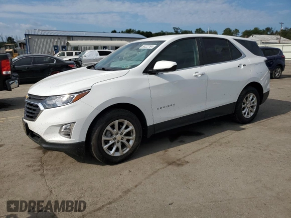 2021 Chevrolet Equinox LT with VIN 2GNAXUEV5M6127021, listed as a Copart auction lot 69222764 with 75,867 mi miles and Salvage Title. Bid and sale history available at DreamBid. Image 1.