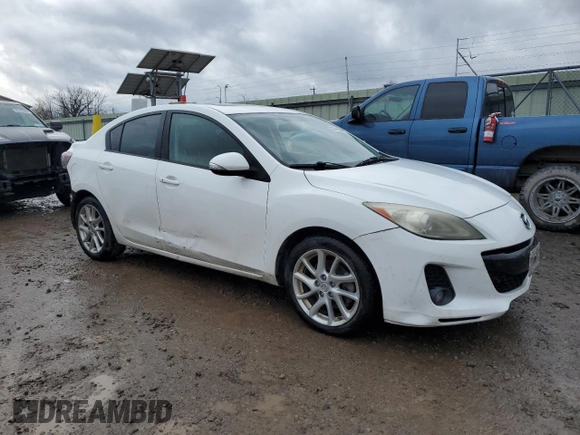 2012 Mazda 3 S Grand Touring with VIN JM1BL1W50C1667173, listed as a Copart auction lot 82194964 with 99,509 mi miles and Salvage Title. Bid and sale history available at DreamBid. Image 4.