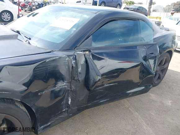 2014 Chevrolet Camaro LS with VIN 2G1FA1E37E9305730, listed as a IAAI auction lot 42028726 with 128,564 mi miles. Bid and sale history available at carsss.com. Image 6.