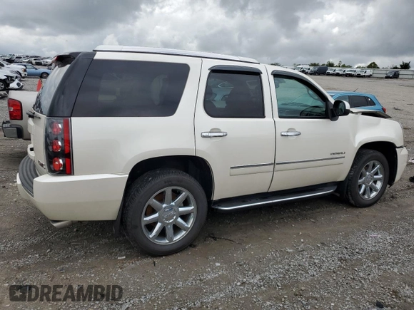2013 GMC Yukon Denali with VIN 1GKS2EEF8DR185675, listed as a Copart auction lot 72994644 with 141,326 mi miles and Salvage Title. Bid and sale history available at carsss.com. Image 3.