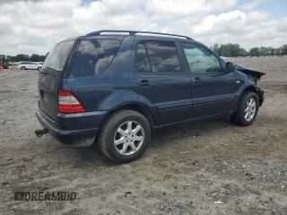 2000 Mercedes-Benz M 320/430/500 with VIN 4JGAB72E7YA168445, listed as a Copart auction lot 59401235 with 231,591 mi miles and Salvage title. Bid and sale history available at DreamBid. Image 3.