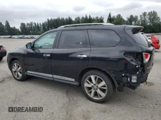 2015 Nissan Pathfinder SV with VIN 5N1AR2MM4FC675811, listed as a Copart auction lot 60629645 with 77,661 mi miles and Salvage title. Bid and sale history available at DreamBid. Image 2.