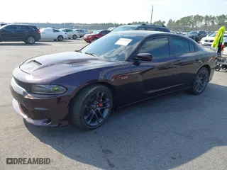 2020 Dodge Charger Scat Pack with VIN 2C3CDXGJ3LH181298, listed as a IAAI auction lot 41813042 with 45,600 mi miles. Bid and sale history available at carsss.com. Image 2.