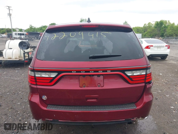 2018 Dodge Durango SXT with VIN 1C4RDHAG5JC100570, listed as a IAAI auction lot 42209415 with 169,478 mi miles and . Bid and sale history available at DreamBid. Image 17.