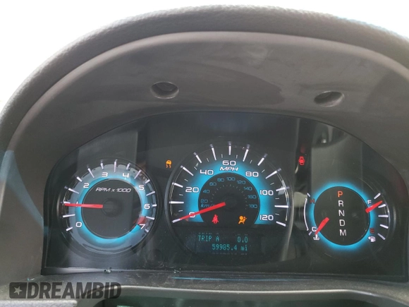 2012 Ford Fusion SE with VIN 3FAHP0HG4CR320545, listed as a Copart auction lot 50770265 with 59,985 mi miles and Salvage Title. Bid and sale history available at DreamBid. Image 9.