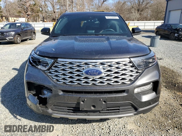 2020 Ford Explorer Platinum with VIN 1FM5K8HC0LGB33667, listed as a Copart auction lot 47372285 with 37,646 mi miles and Salvage Title. Bid and sale history available at carsss.com. Image 5.