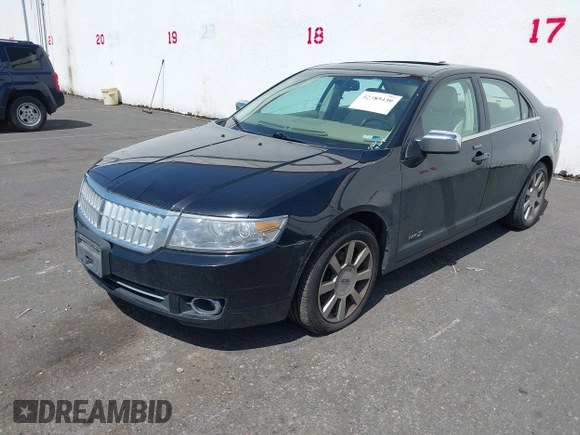 2008 Lincoln MKZ with VIN 3LNHM28T68R608324, listed as a IAAI auction lot 42085430 with 113,896 mi miles. Bid and sale history available at carsss.com. Image 2.