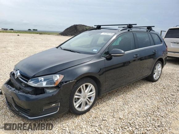 2015 Volkswagen Golf SportWagen TDI SE with VIN 3VWCA7AU8FM511561, listed as a Copart auction lot 57203194 with 149,044 mi miles and Salvage Title. Bid and sale history available at carsss.com. Image 1.
