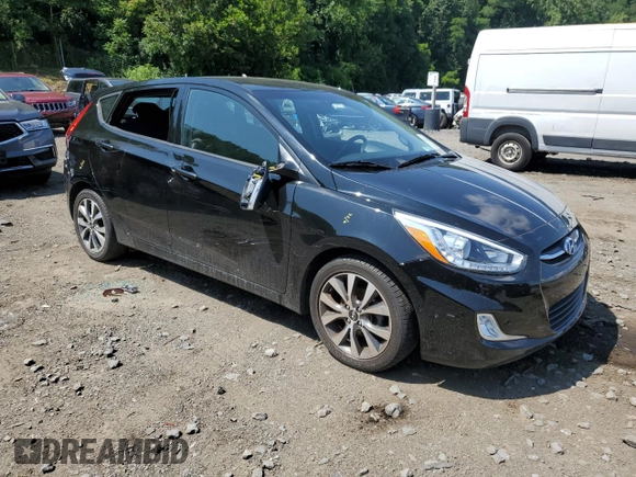 2016 Hyundai Accent Sport with VIN KMHCU5AE6GU246753, listed as a Copart auction lot 61643103 with 86,198 mi miles. Bid and sale history available at carsss.com. Image 4.