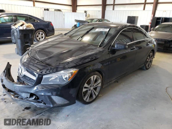 2016 Mercedes-Benz CLA with VIN WDDSJ4EB5GN375554, listed as a Copart auction lot 48979023 with 113,733 mi miles. Bid and sale history available at carsss.com. Image 1.