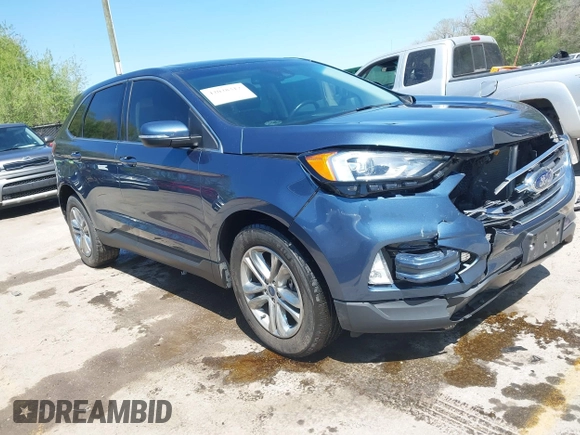 2019 Ford Edge SEL with VIN 2FMPK4J94KBC26939, listed as a IAAI auction lot 42028312 with 43,707 mi miles and . Bid and sale history available at DreamBid. Image 1.