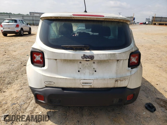 2020 Jeep Renegade Sport with VIN ZACNJAAB2LPL13149, listed as a Copart auction lot 59679315 with 7,626 mi miles and Clean title. Bid and sale history available at DreamBid. Image 6.