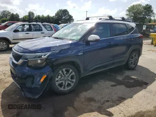 2023 Kia Seltos S with VIN KNDEUCAA8P7447728, listed as a Copart auction lot 62835945 with 26,975 mi miles and Salvage title. Bid and sale history available at DreamBid. Image 1.
