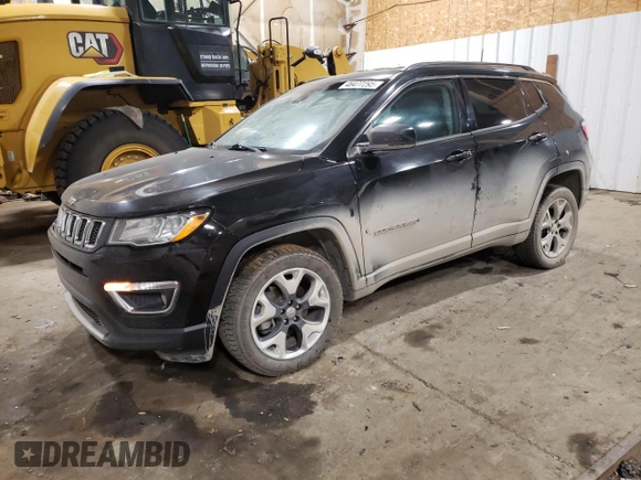2020 Jeep Compass Limited with VIN 3C4NJDCB5LT208633, listed as a Copart auction lot 46477295 with 77,113 mi miles and Salvage Title. Bid and sale history available at carsss.com. Image 1.