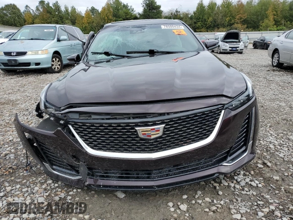 2021 Cadillac CT5 Luxury with VIN 1G6DW5RK0M0118012, listed as a Copart auction lot 78500434 with Not Provided miles and Salvage Title. Bid and sale history available at DreamBid. Image 5.